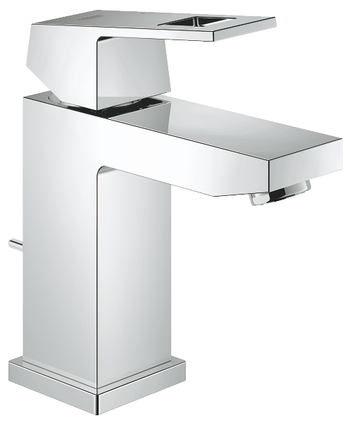 GROHE Eurocube Single lever basin mixer 1/2" S Size S — Chrome