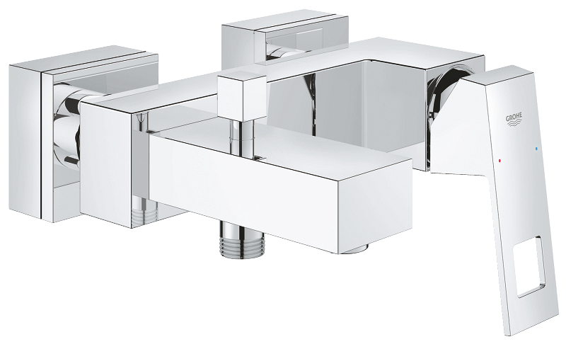 GROHE Eurocube Single lever bath mixer 1/2" — Chrome