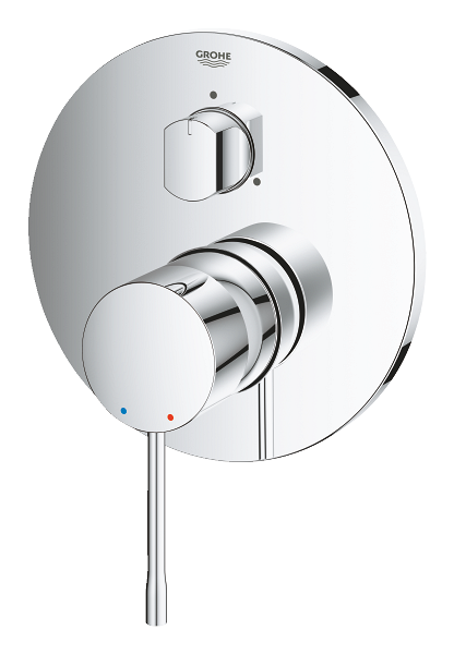 GROHE Essence Single lever mixer with 3 way diverter — Chrome