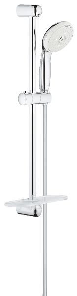 New Tempesta 100 Shower Rail Set 4 Sprays
