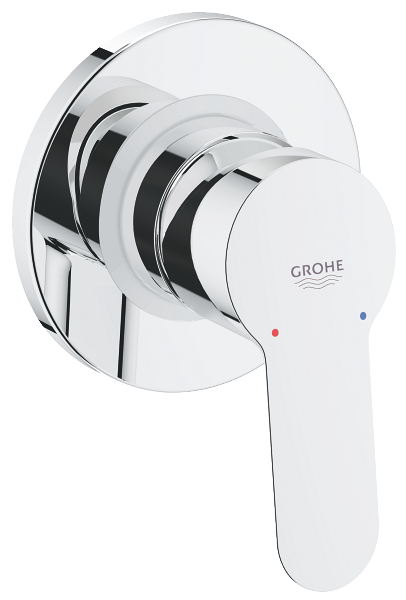 GROHE BauEdge Single lever shower mixer — Chrome