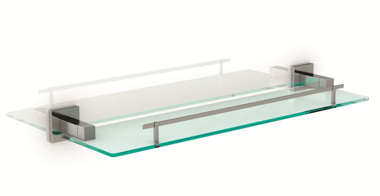 Lucentum GLASS SHELF CHROMED BRASS