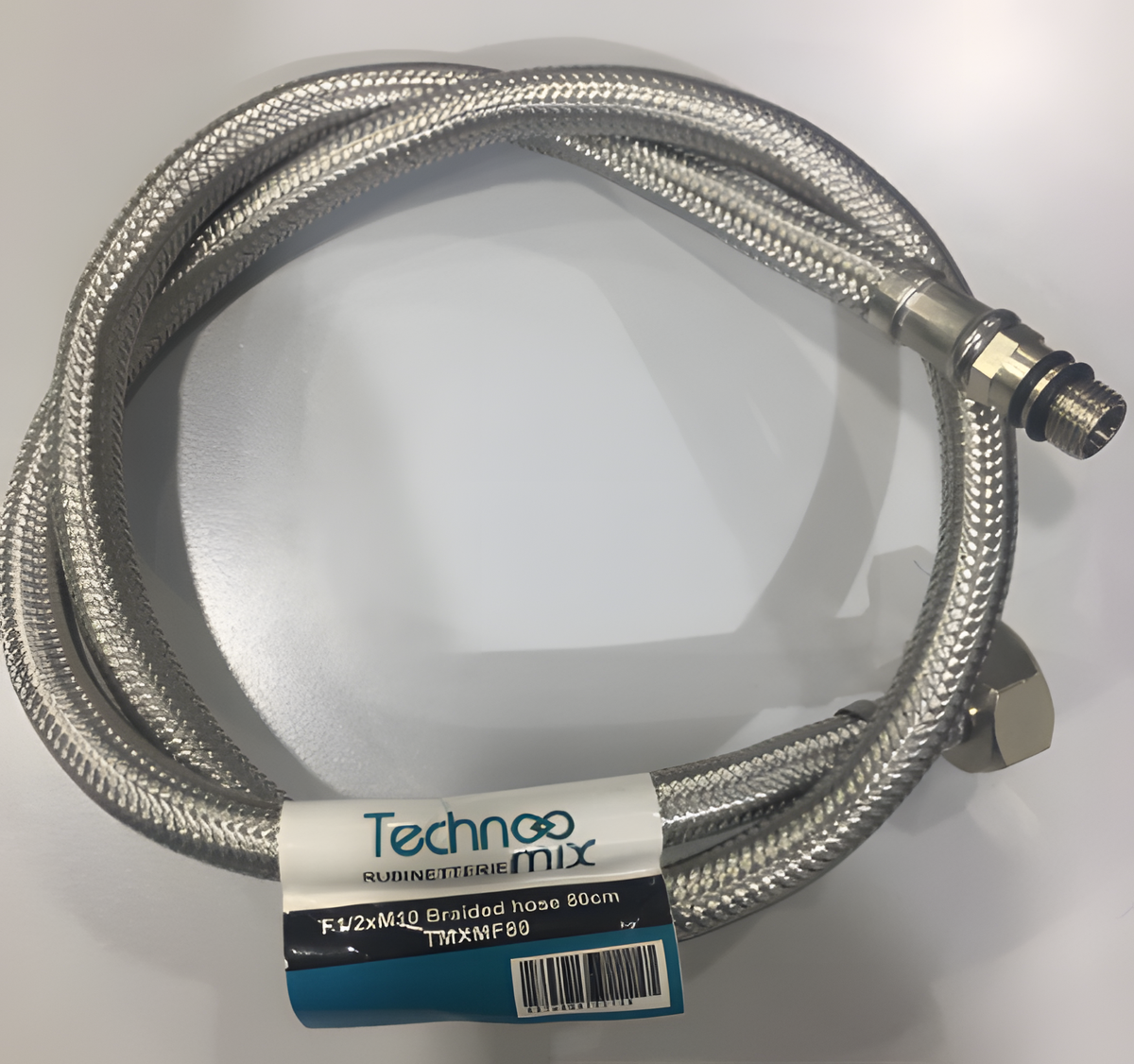 SS Braided Flexible Hose with brass insert TL 80CM