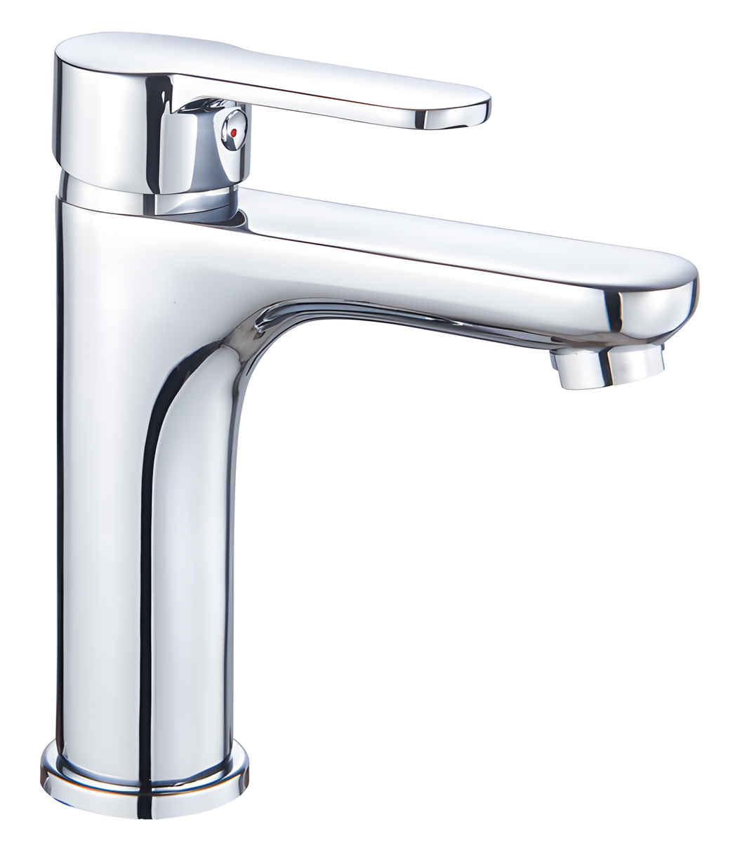 HUDSON Basin Mixer with Plastic Click Clack Pop-up