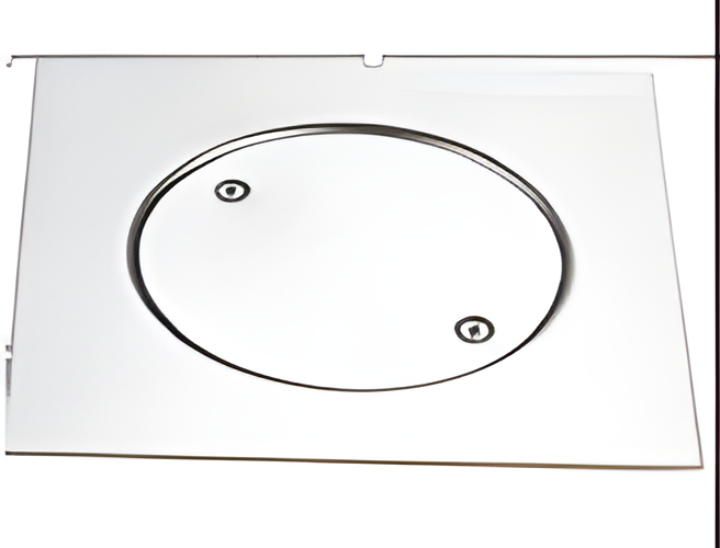 304SS White Cushion Floor Drain 2pcs 10*10cm