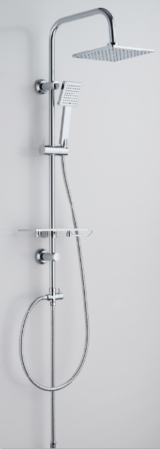 Rainshower Chrome +Handhsower +Flex SS+Soap