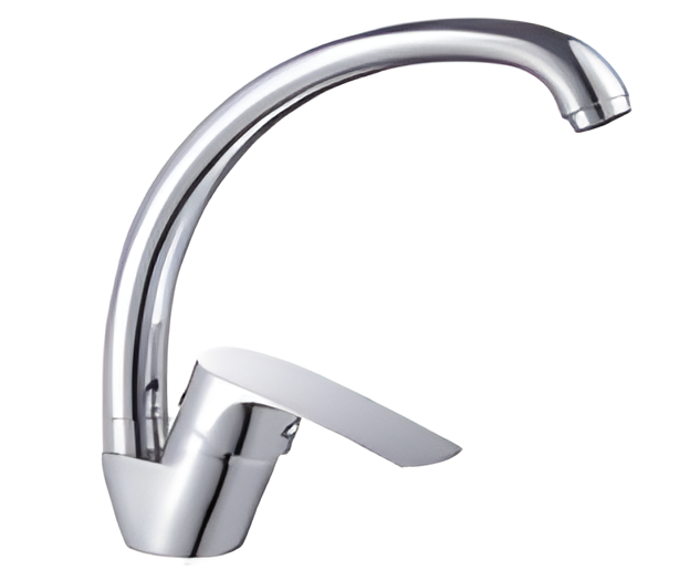 KLU Single Hole Sink Mixer with Flex Hose