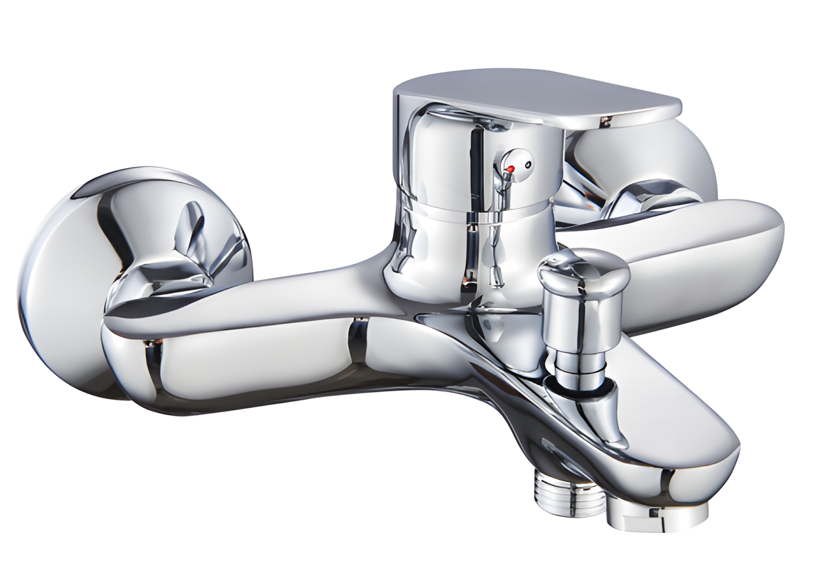 Bath Mixer with+ Shower head Multifunc+C.P. S.S flexi