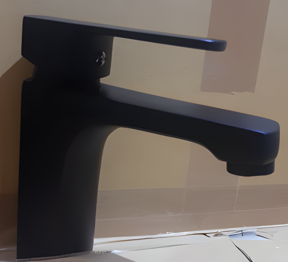 Taj Basin Mixer Black