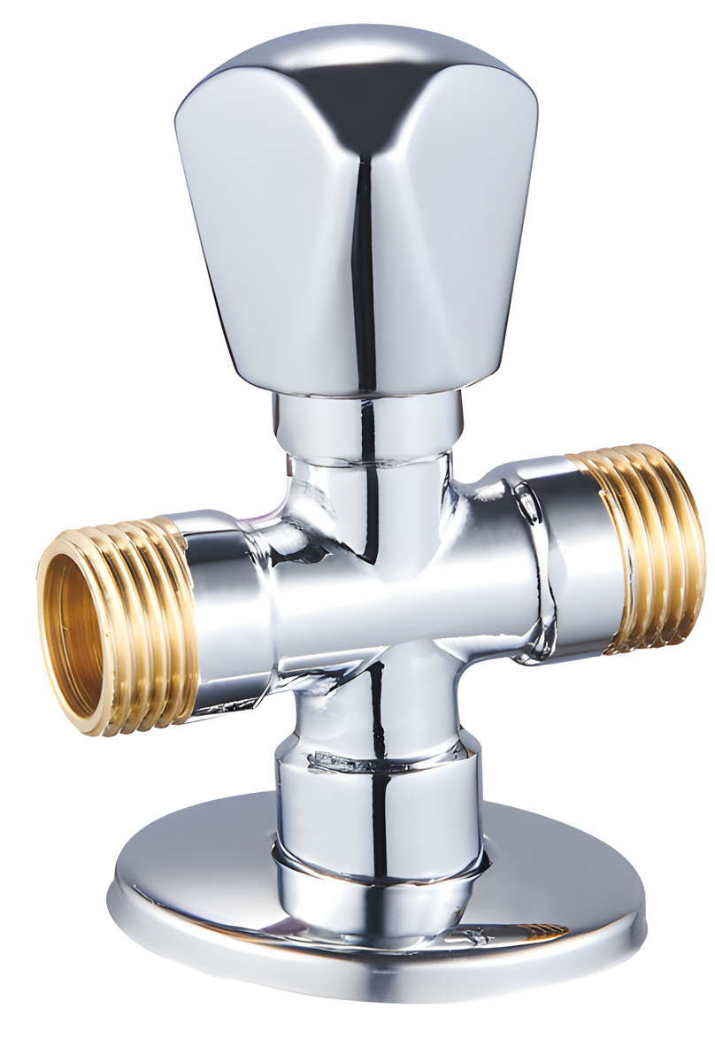 AVENIS 2 in One 1/2*1/2 2, Brass Body Angel Valve