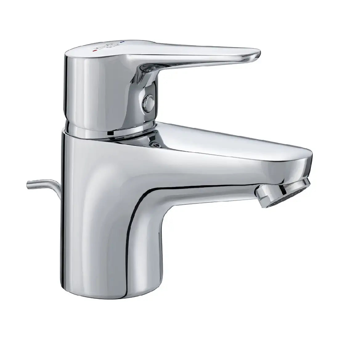 Wash Basin Mixer, Single Lever With Pop Waste-Polaris