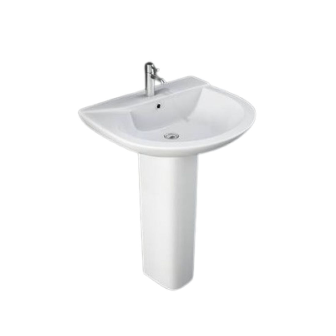 RAK Wash Basin W/Peds 55cm LIWA
