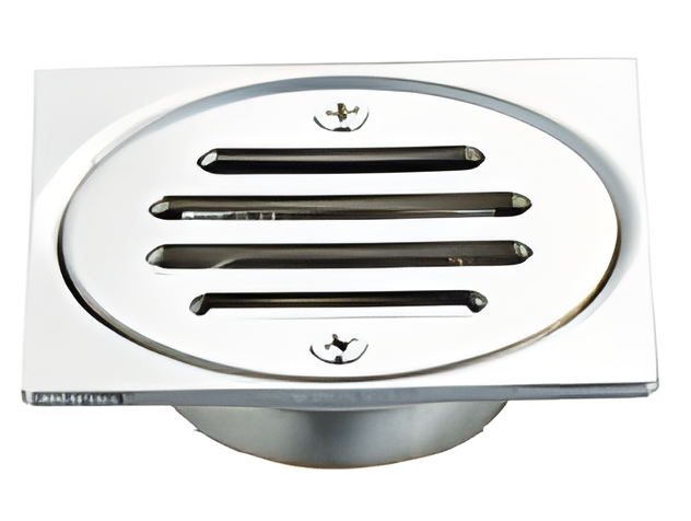 304SS Steel Floor Drain 2pcs 8*8cm