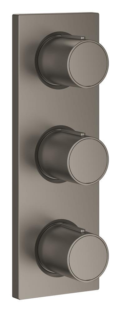 GROHE Grohtherm F Triple volume control trim — Satin Graphite