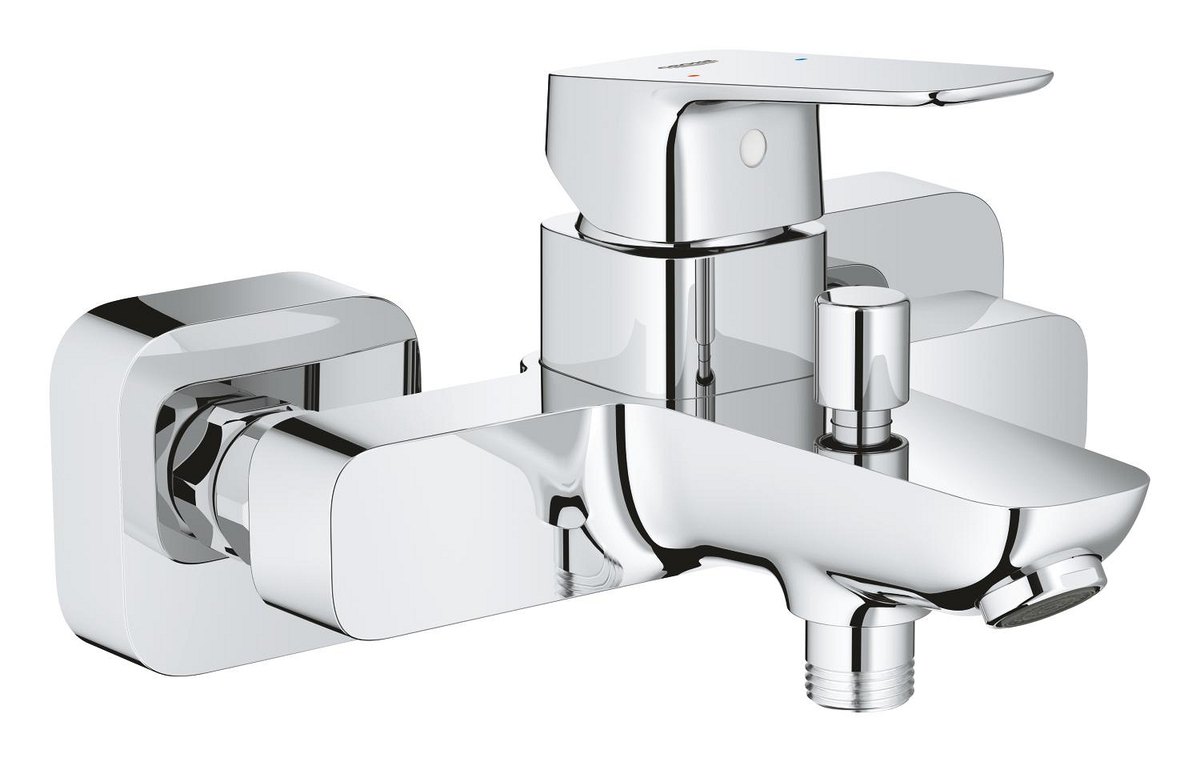 GROHE GROHE Cubeo Single lever bath mixer 1/2" — Chrome