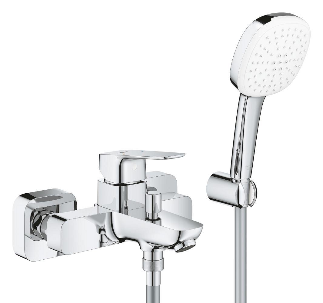GROHE GROHE Cubeo Single lever bath mixer 1/2" — Chrome