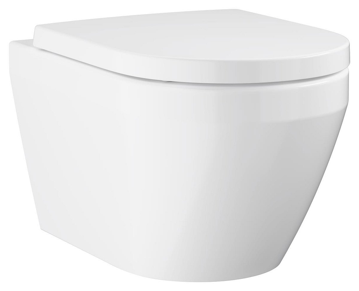 GROHE Euro Ceramic Wall hung WC set — White