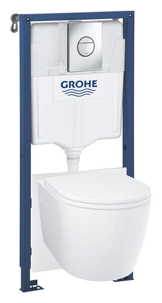 GROHE Solido 5 in 1 set for WC 1.13 m installation height — White