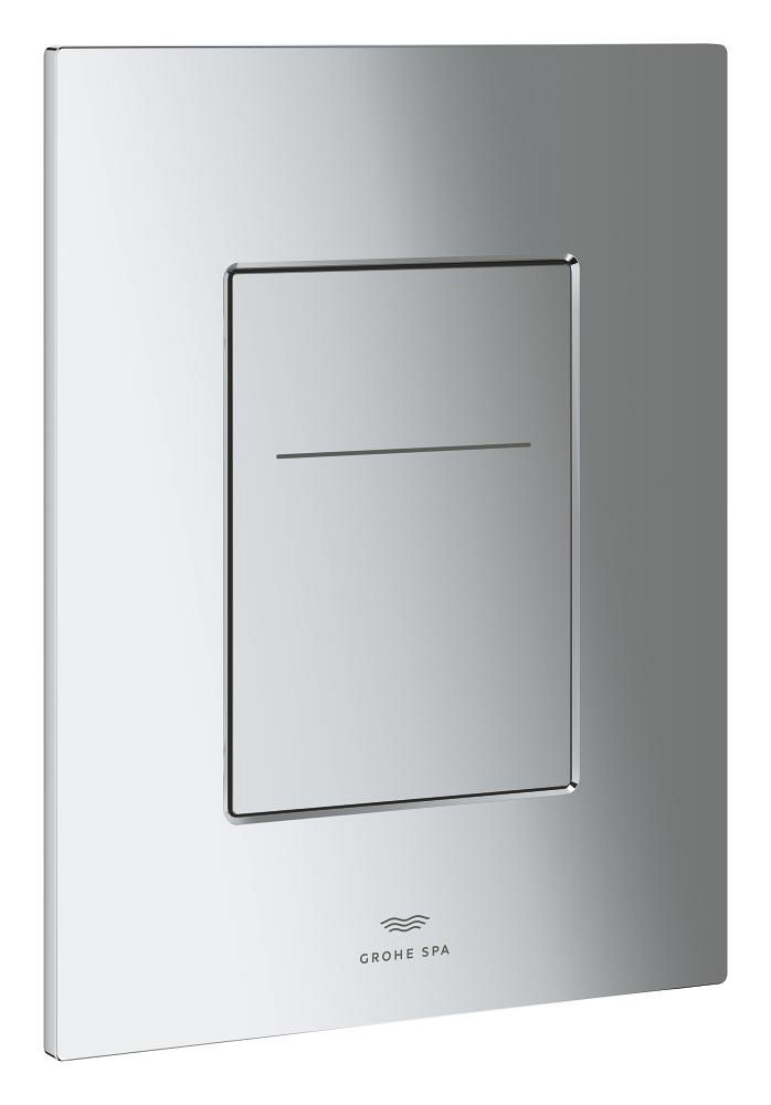 GROHE GROHE Arena Aqua Tiles Flush plate with Silk Motion technology — Chrome