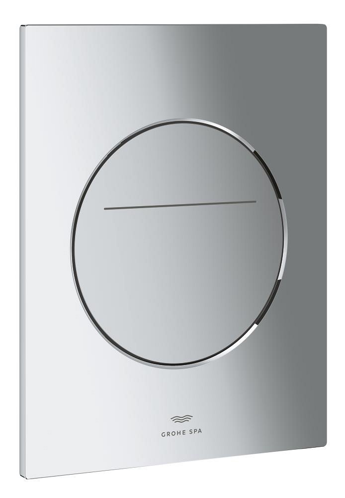 GROHE GROHE Arena Aqua Tiles Flush plate with Silk Motion technology — Chrome