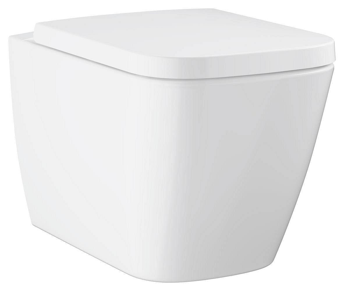 GROHE BauEdge Ceramic Wall hung WC set — White
