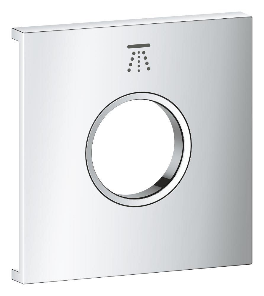 GROHE Grohtherm Aqua Tiles Exchangeable metal plate with symbol head shower 3 — Chrome