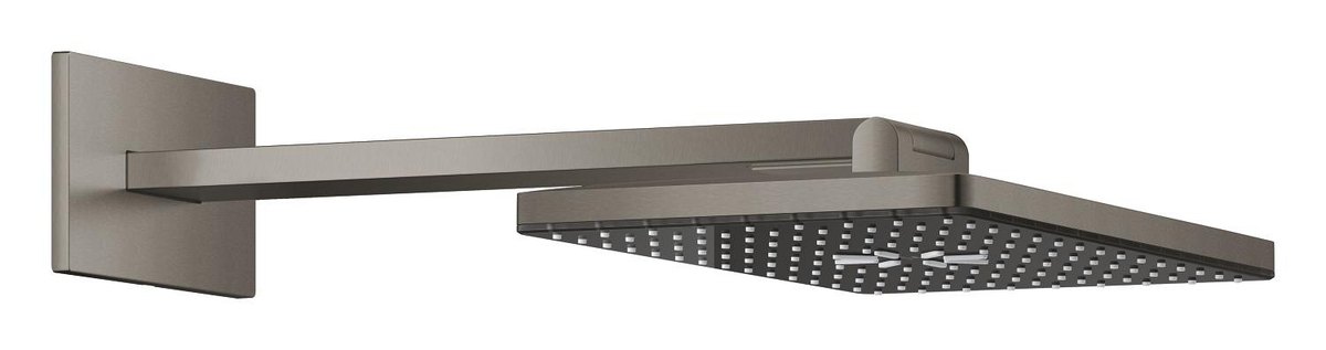 GROHE Rainshower Aqua Head shower set 400 x 230 mm 2 sprays — Brushed Hard Graphite