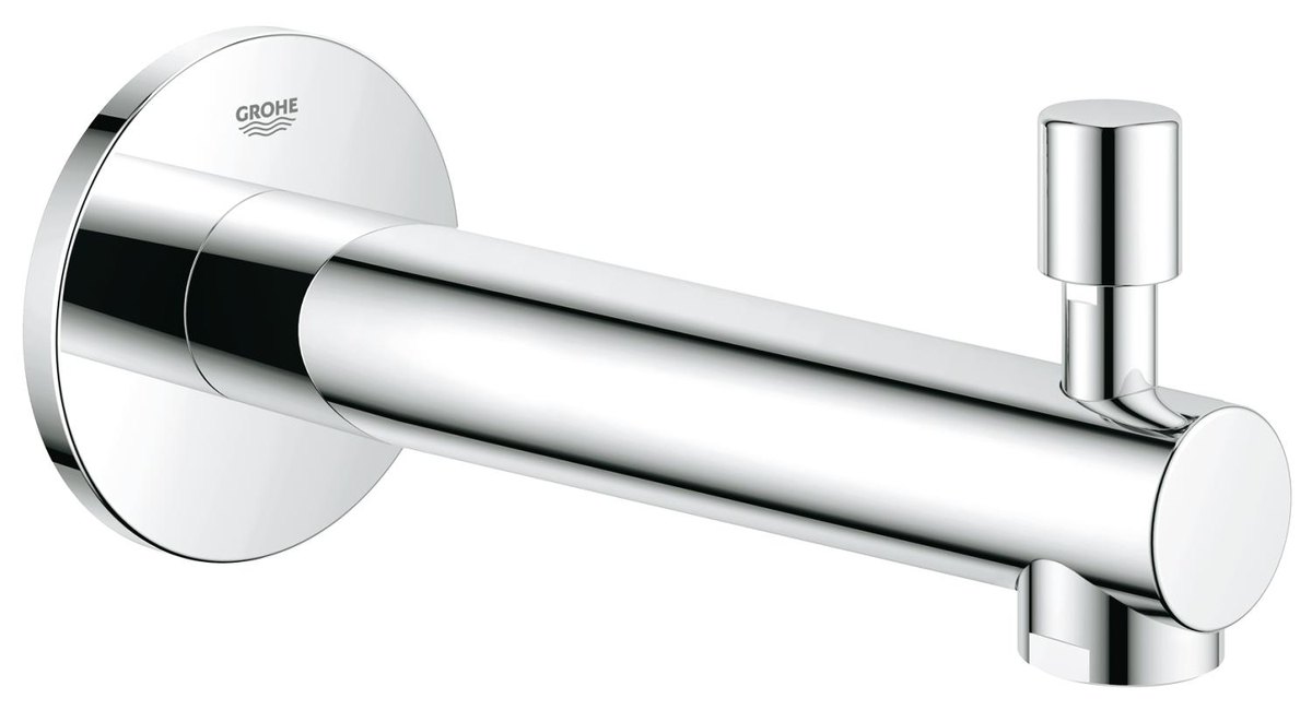 GROHE Concetto Bath spout with diverter — Chrome