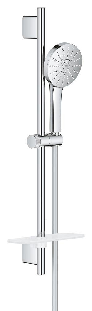 GROHE Euphoria 120 Shower rail set 3 sprays Rain Jet Booster — Chrome