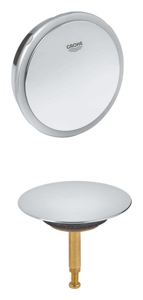 GROHE Talento Waste and overflow set for bath tubes — Chrome