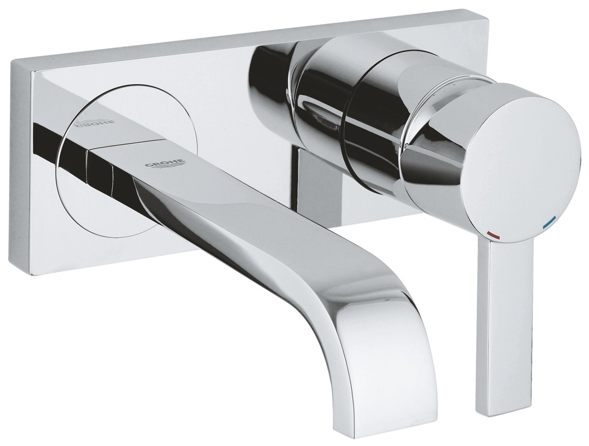 GROHE Allure Two hole basin mixer S Size M — Chrome