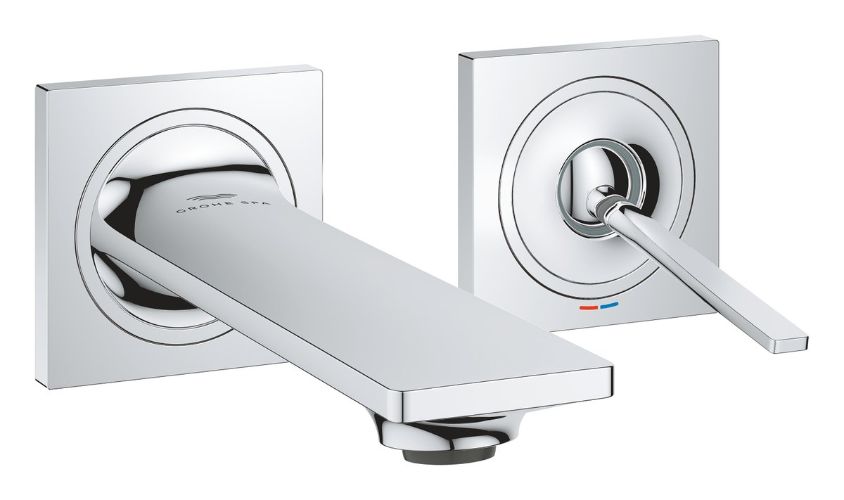 GROHE Allure Two hole basin mixer S Size S — Chrome