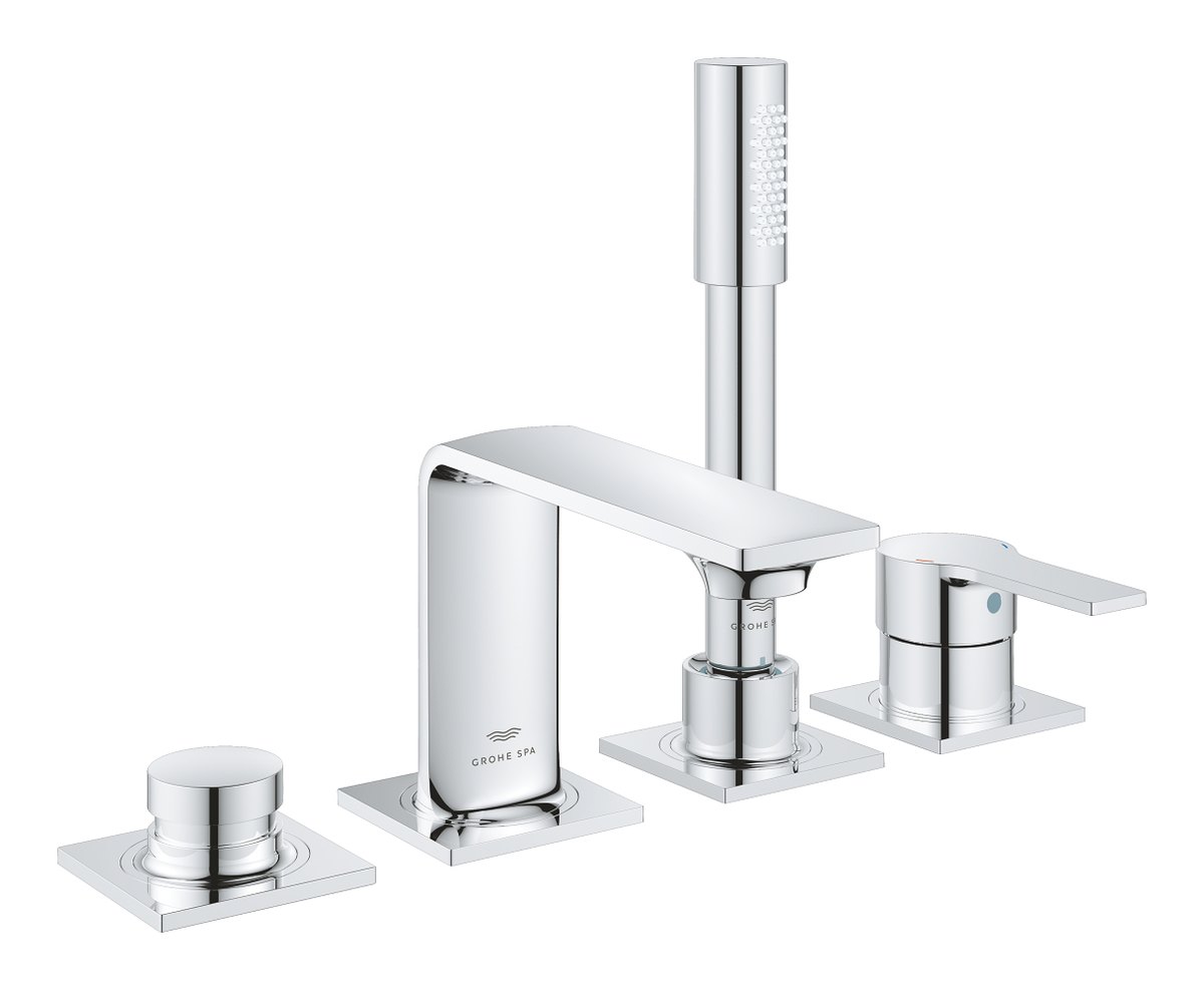 GROHE Allure Four hole single lever bath combination — Chrome