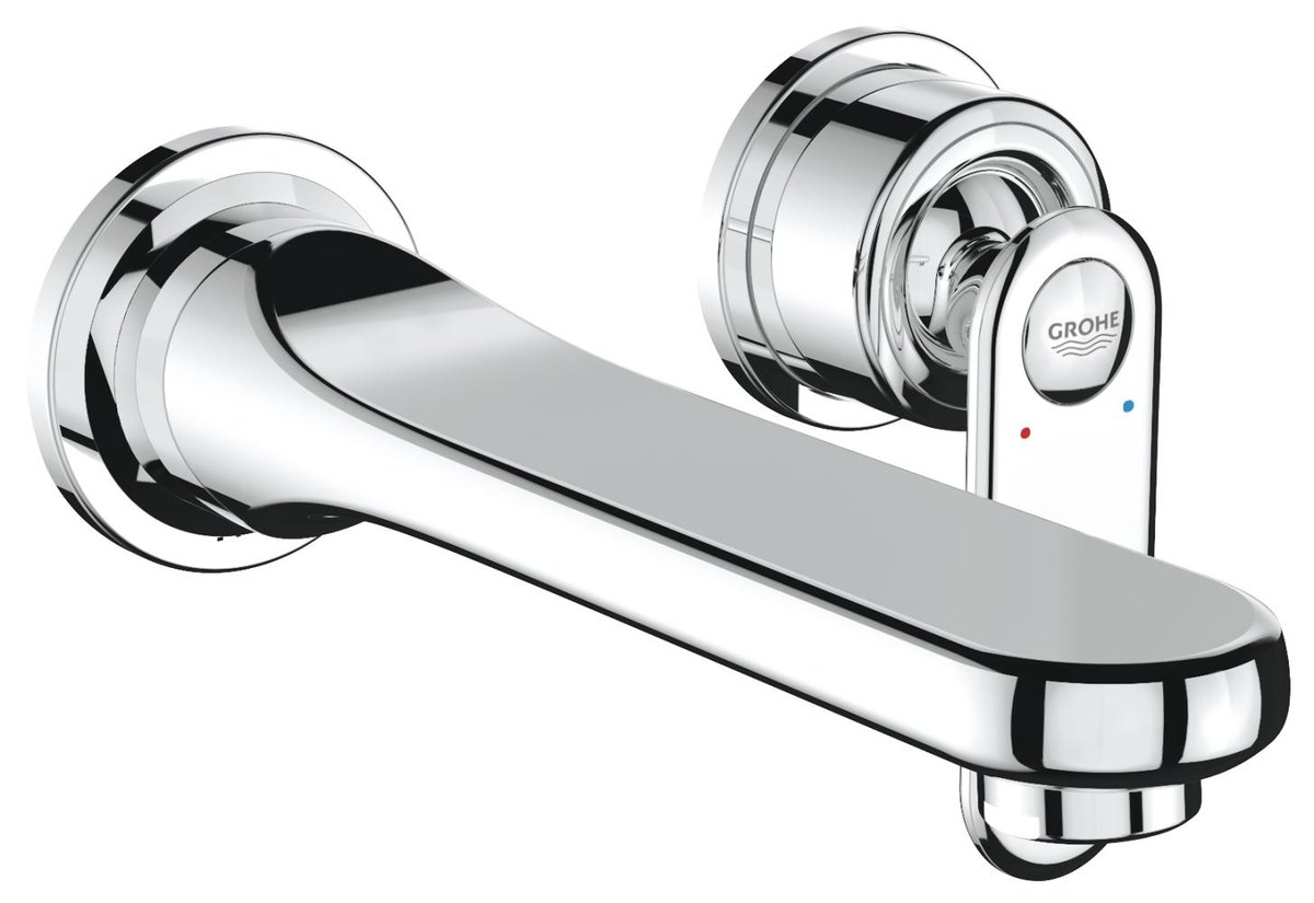 GROHE Veris Two hole basin mixer S Size M — Chrome