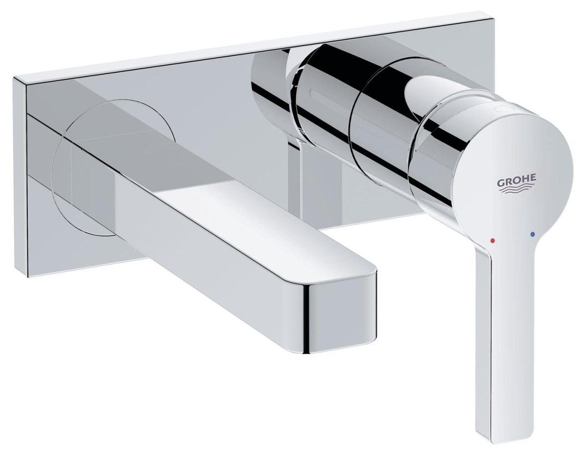 GROHE Lineare Two hole basin mixer S Size M — Chrome