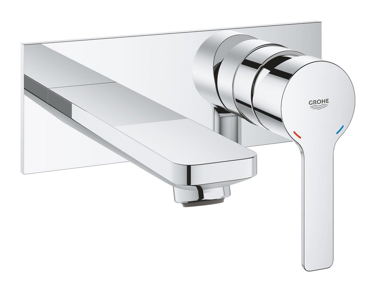 GROHE Lineare Two hole basin mixer M Size M — Chrome