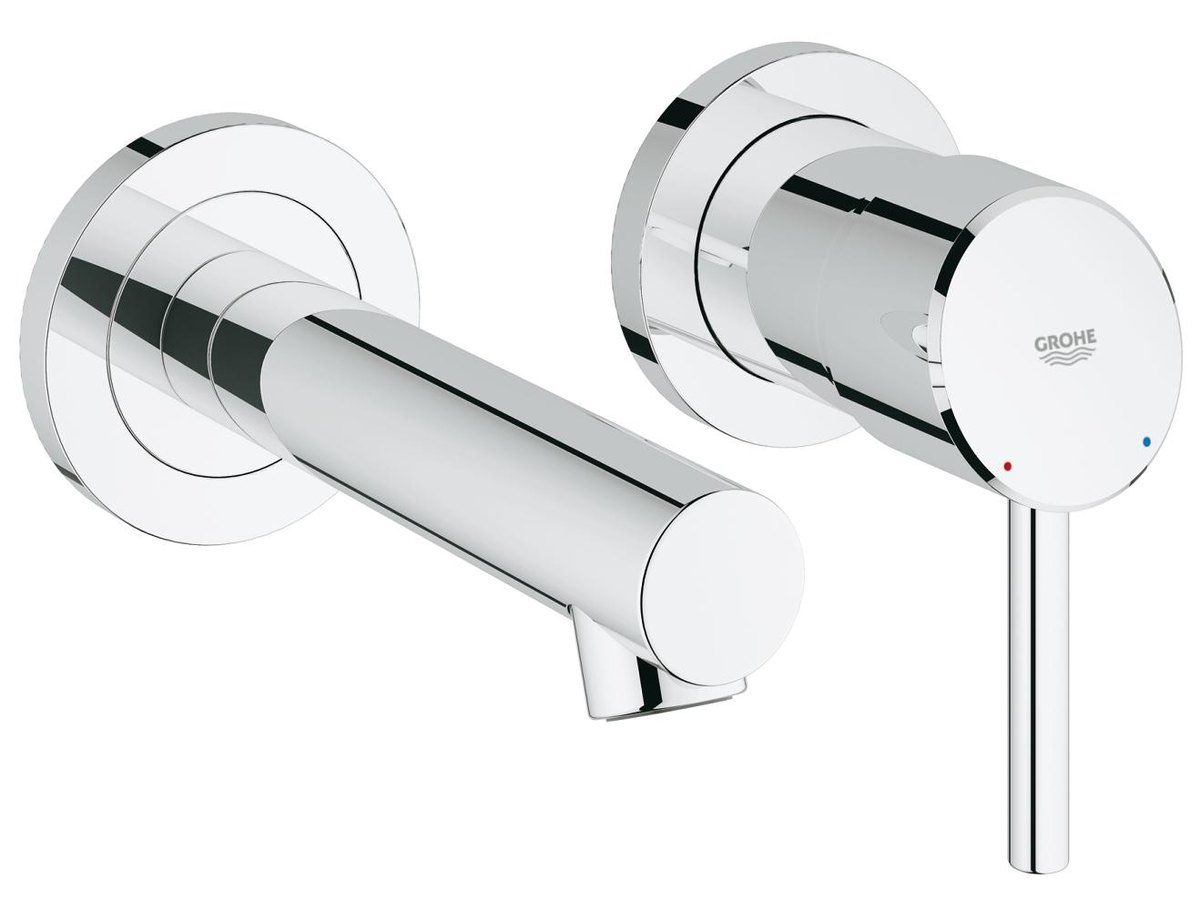GROHE Concetto Two hole basin mixer S Size M — Chrome