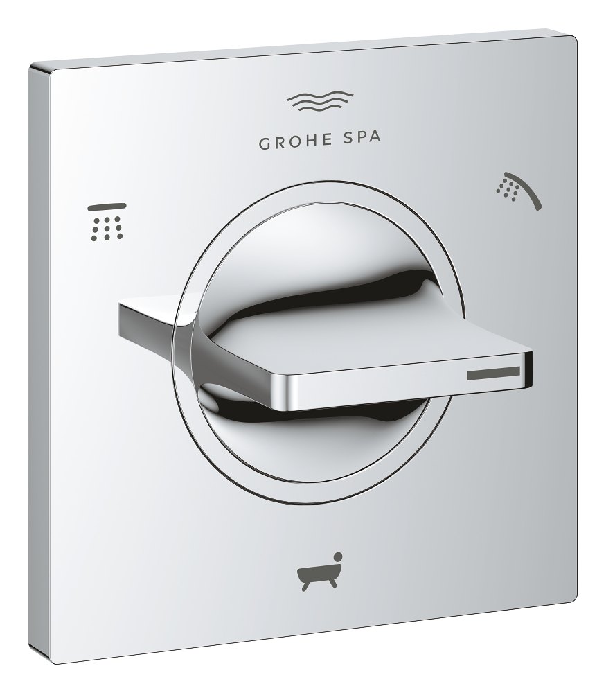 GROHE Allure 3 way diverter 1/2" — Chrome