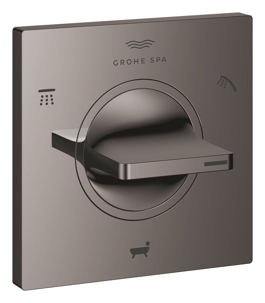GROHE Allure 3 way diverter — Hard Graphite