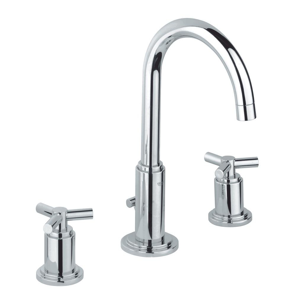 GROHE Atrio Three hole basin mixer 1/2" M Size L — Chrome
