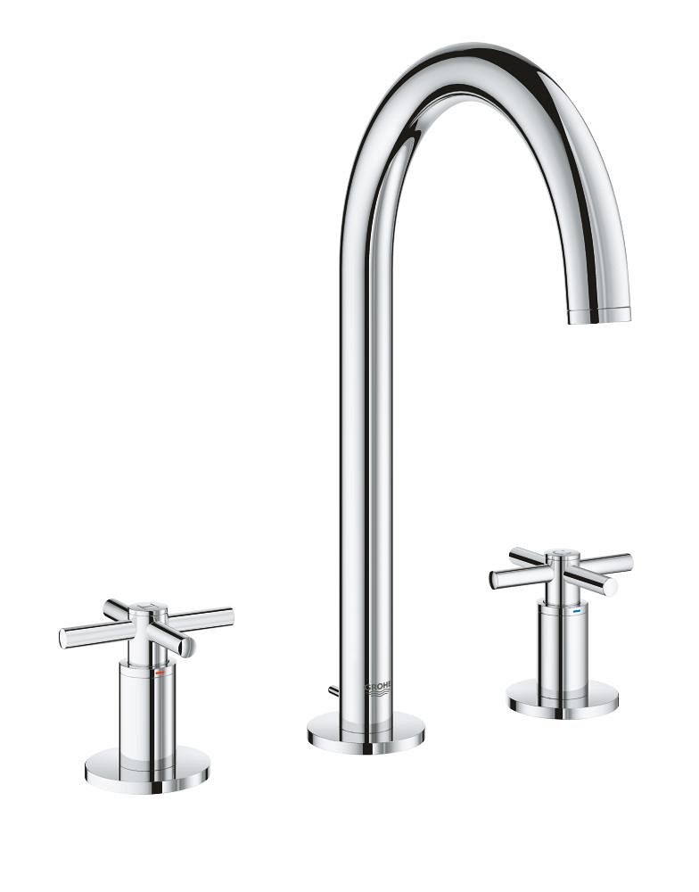 GROHE Atrio Three hole basin mixer 1/2" M Size L — Chrome