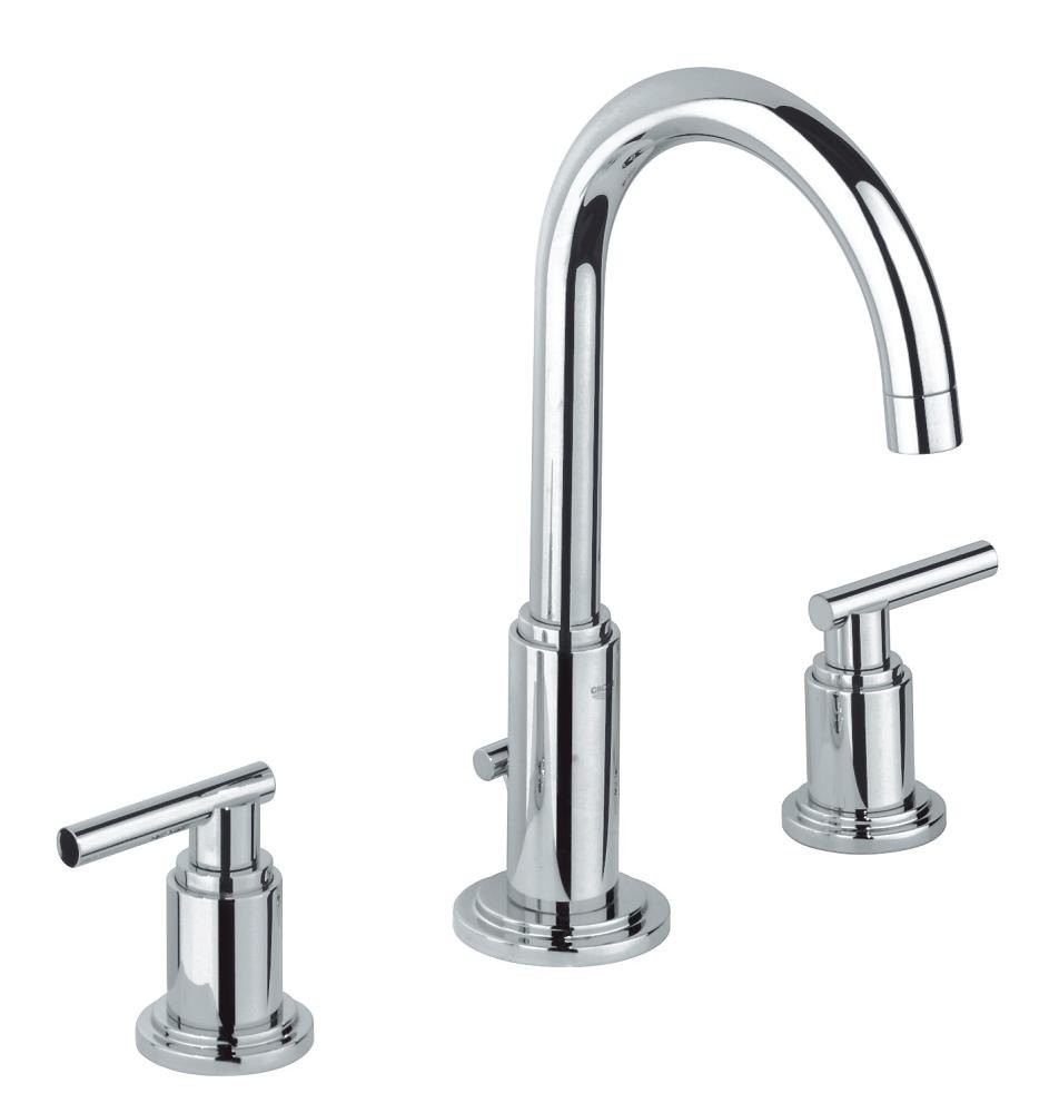 GROHE Atrio Three hole basin mixer 1/2" M Size L — Chrome