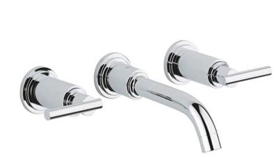 GROHE Atrio Three hole basin mixer 1/2" S Size M — Chrome