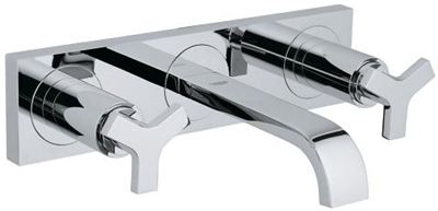 GROHE Allure Three hole basin mixer 1/2" S Size M — Chrome