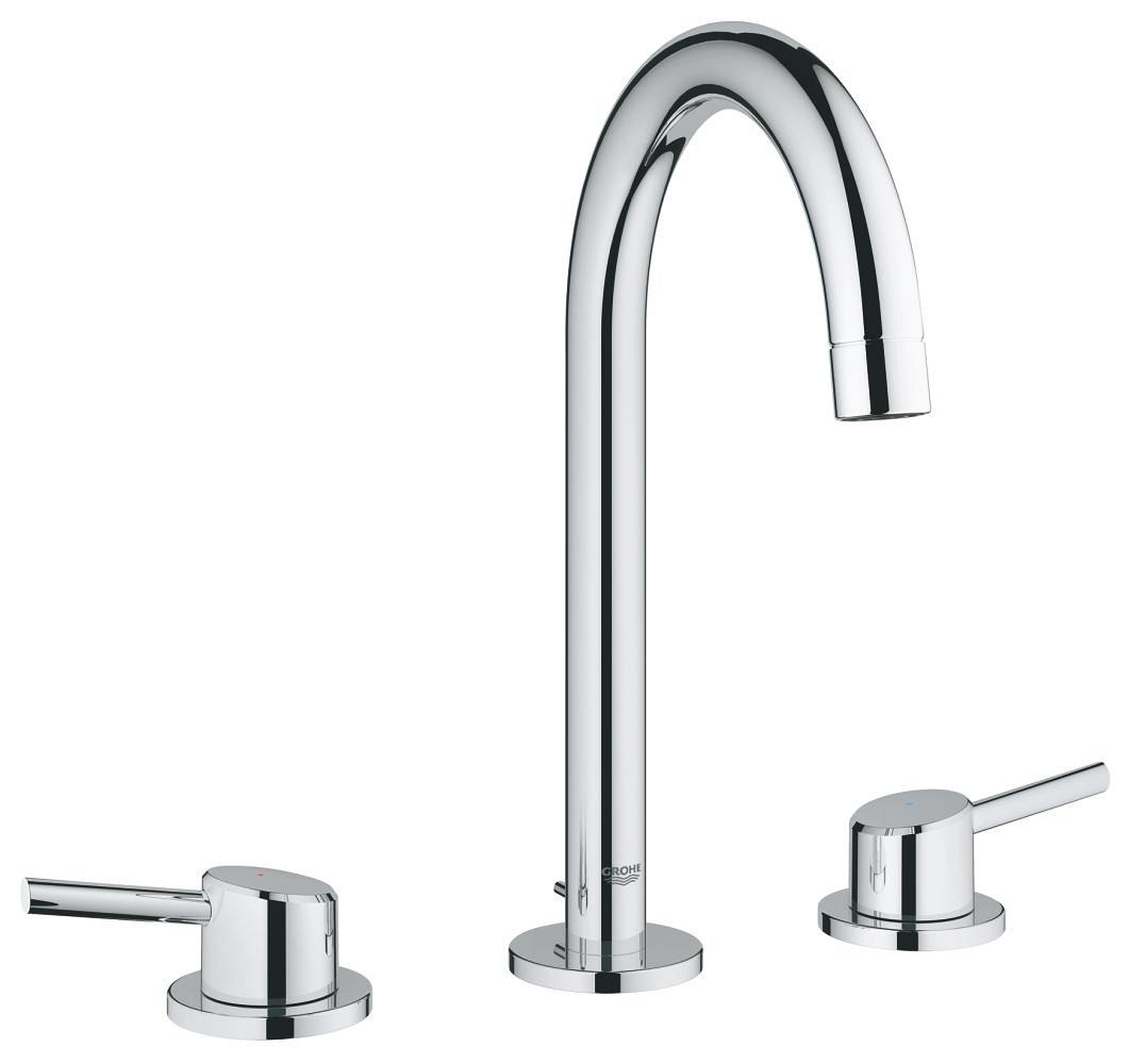 GROHE Concetto Three hole basin mixer 1/2" L Size L — Chrome