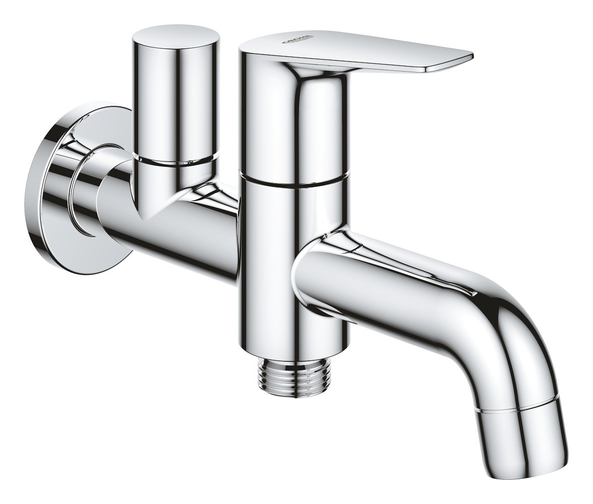 GROHE BauEdge Bibtap 2 in 1 1/2" — Chrome