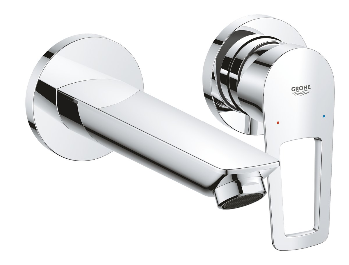 GROHE BauLoop Two hole basin mixer M — Chrome