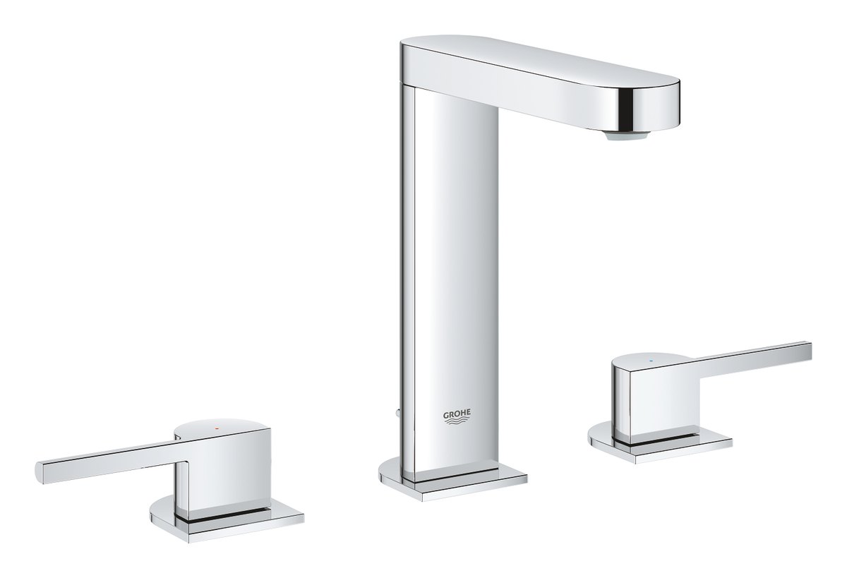 GROHE GROHE Plus Three hole basin mixer 1/2" M Size M — Chrome