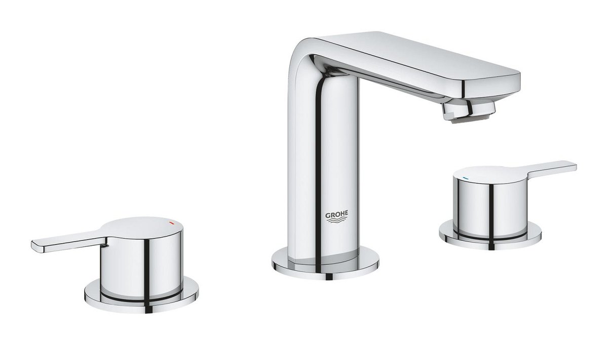 GROHE Lineare Three hole basin mixer 1/2" M Size M — Chrome