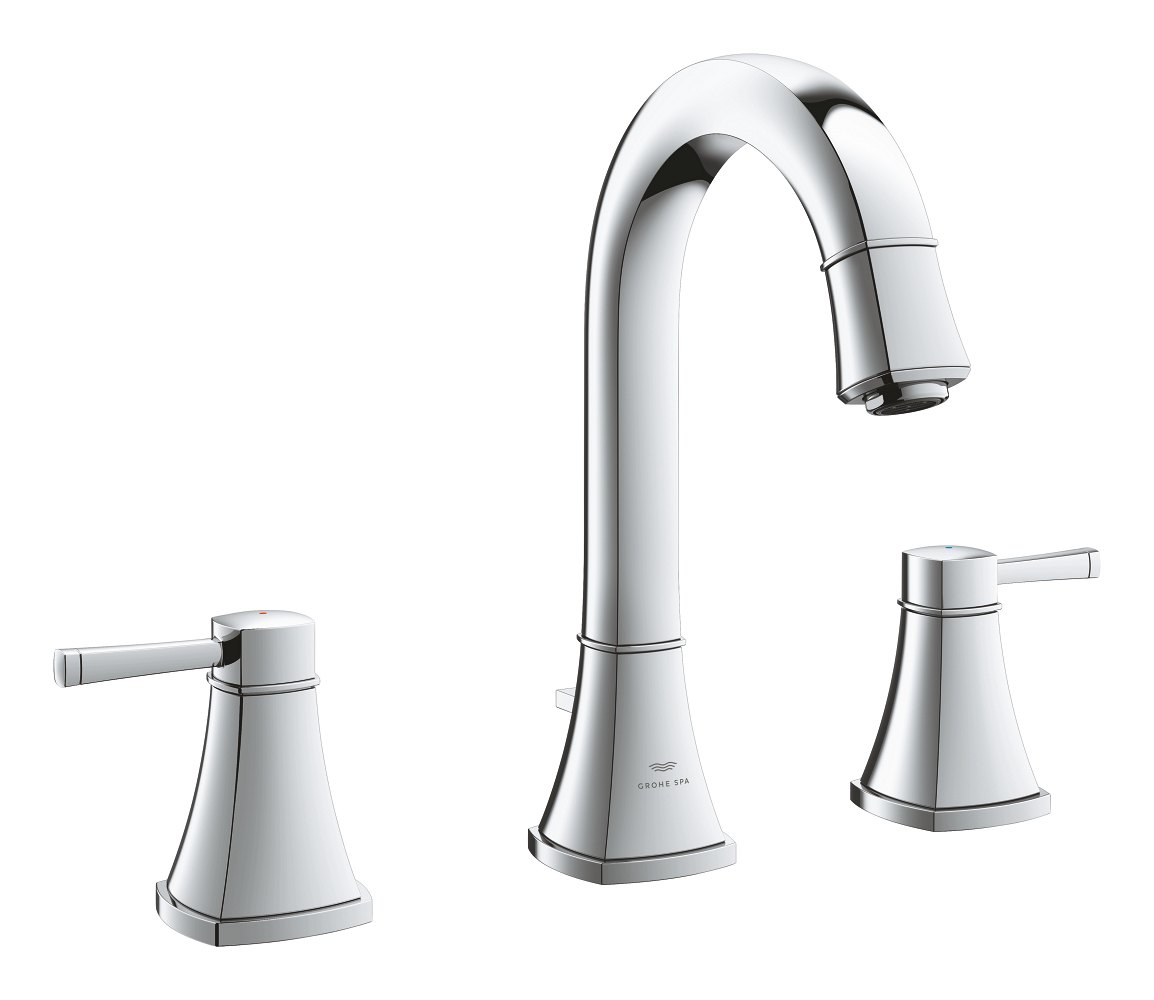 GROHE Grandera Three hole basin mixer 1/2" L Size L — Chrome